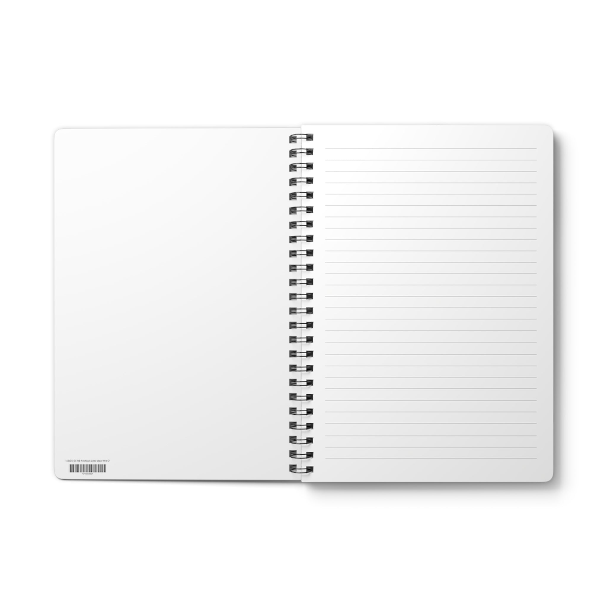A5 Wirobound Notebook — "My Unpublished Book" Rainbow Bookshelf Journal