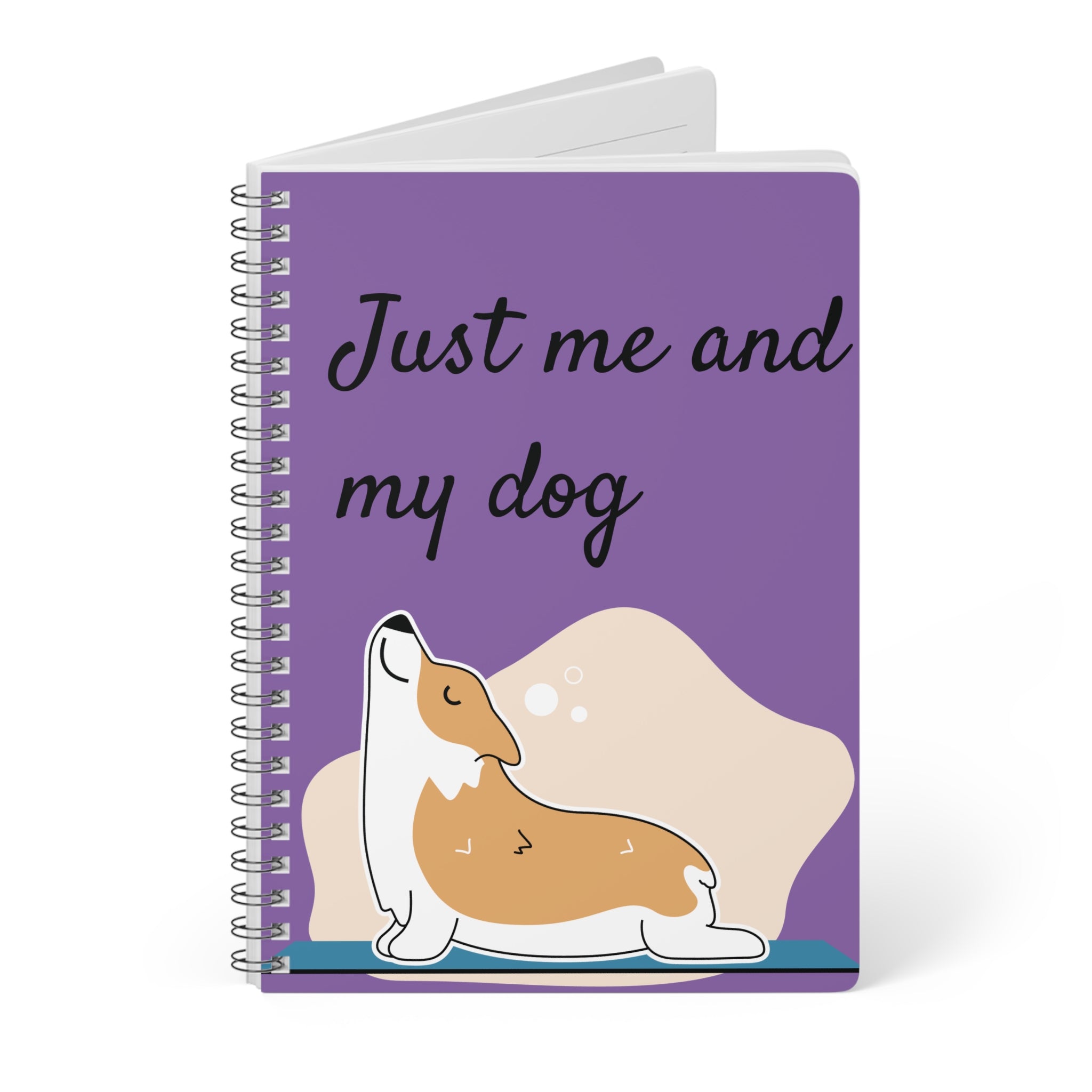 Just Me and My Dog- Cute dog lovers notebook