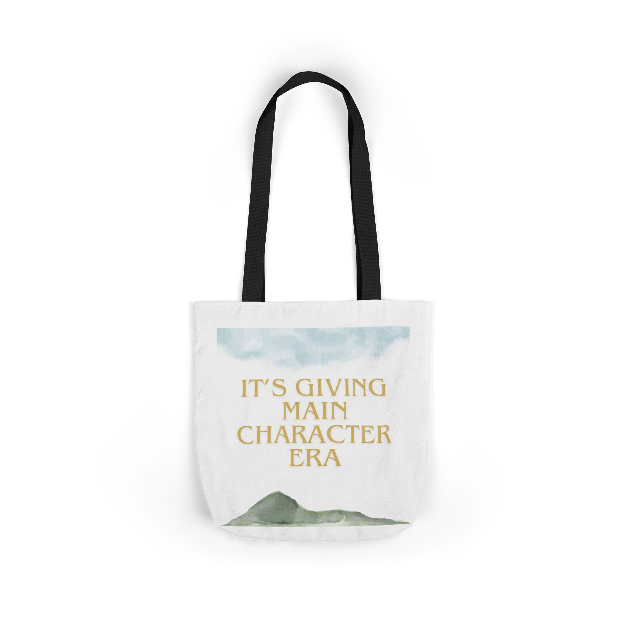 "It's Giving Main Character Era" Canvas Tote (Nature Vibe)