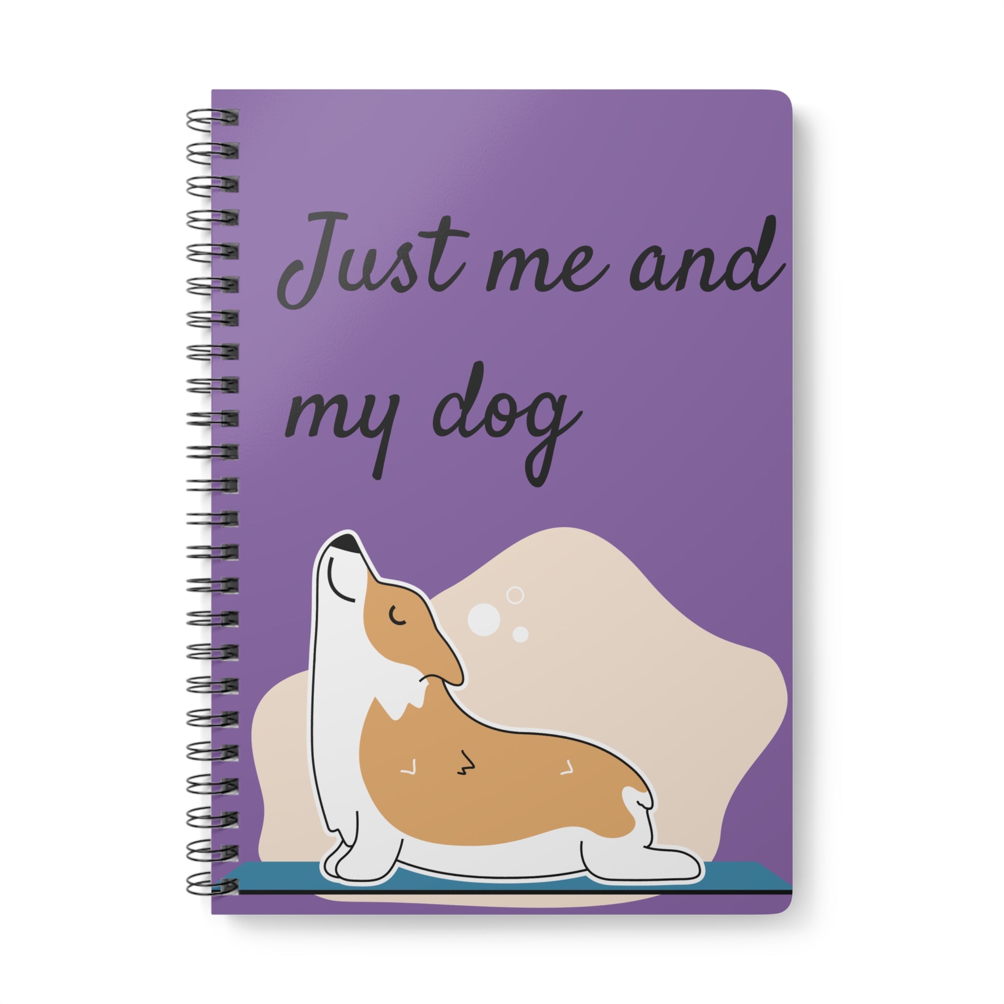 Just Me and My Dog- Cute dog lovers notebook